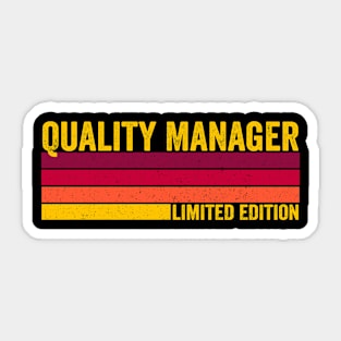 Quality Manager Sticker